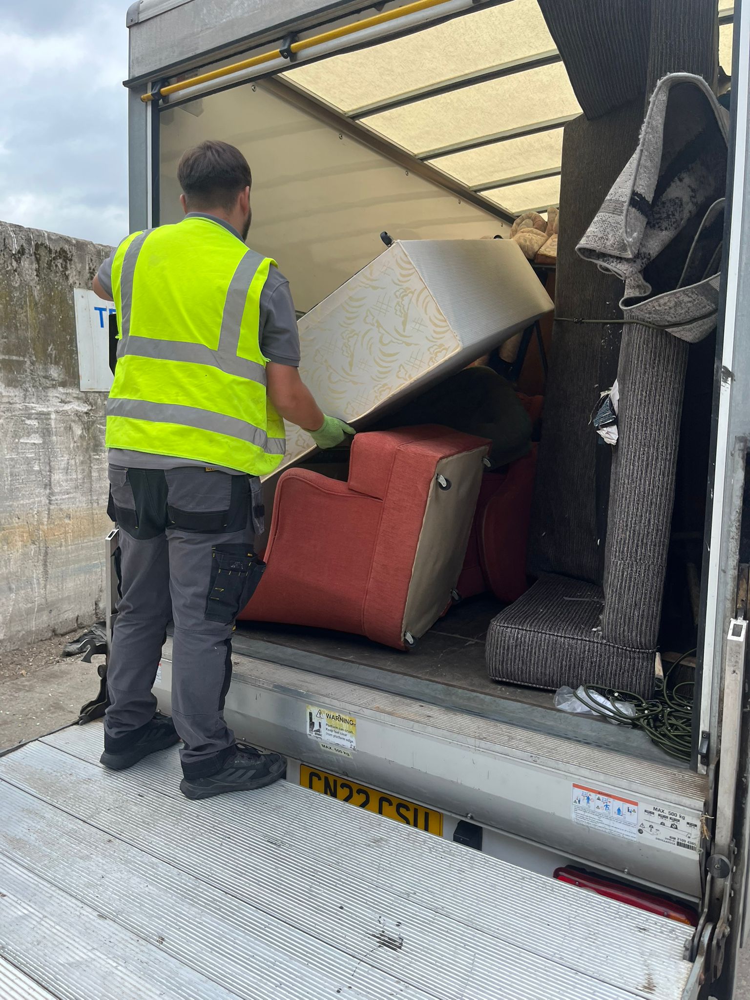 Ted's Waste Services team providing service in Leeds City Centre